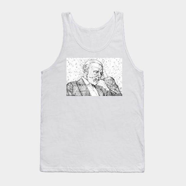 PYOTR ILYICH TCHAIKOVSKY - pencil portrait .1 Tank Top by lautir